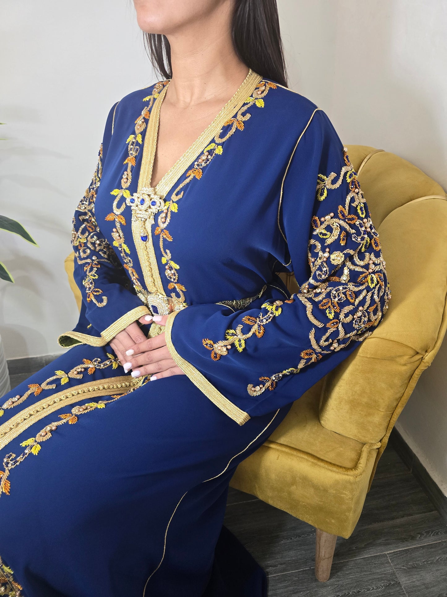 Blue Kaftan Dess For Women